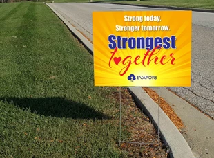 Strongest Together Outdoor Plastic Yard Sign